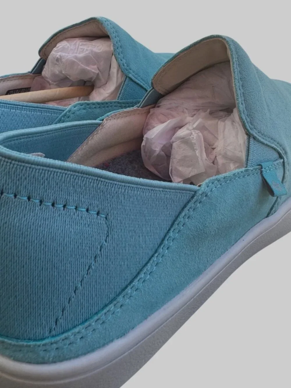 Waco Saylor Size 8.5 D Women’s Aqua Sea Slip On Sneaker EU 39D Wide Spenco NWB